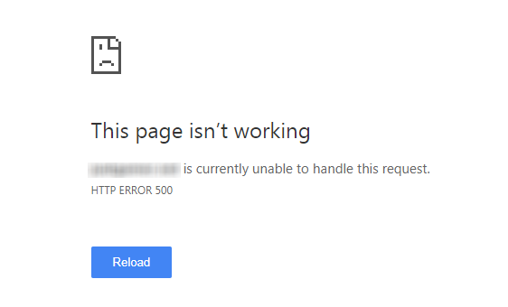 Lỗi 500 Internal Server Error