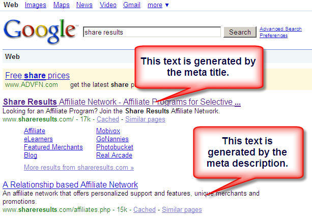 Meta description