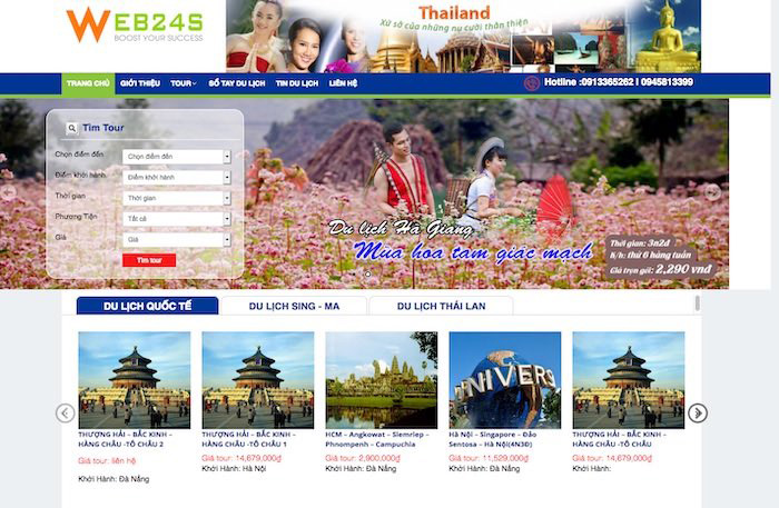 5 cách cải thiện trang web du lịch