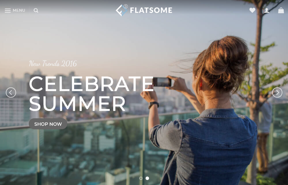 Tìm hiểu về giao diện Flatsome cho cửa hàng Woocommerce