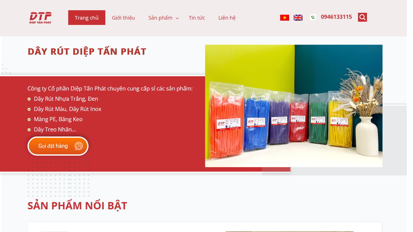 Trang chủ website Việt Tấn Phát