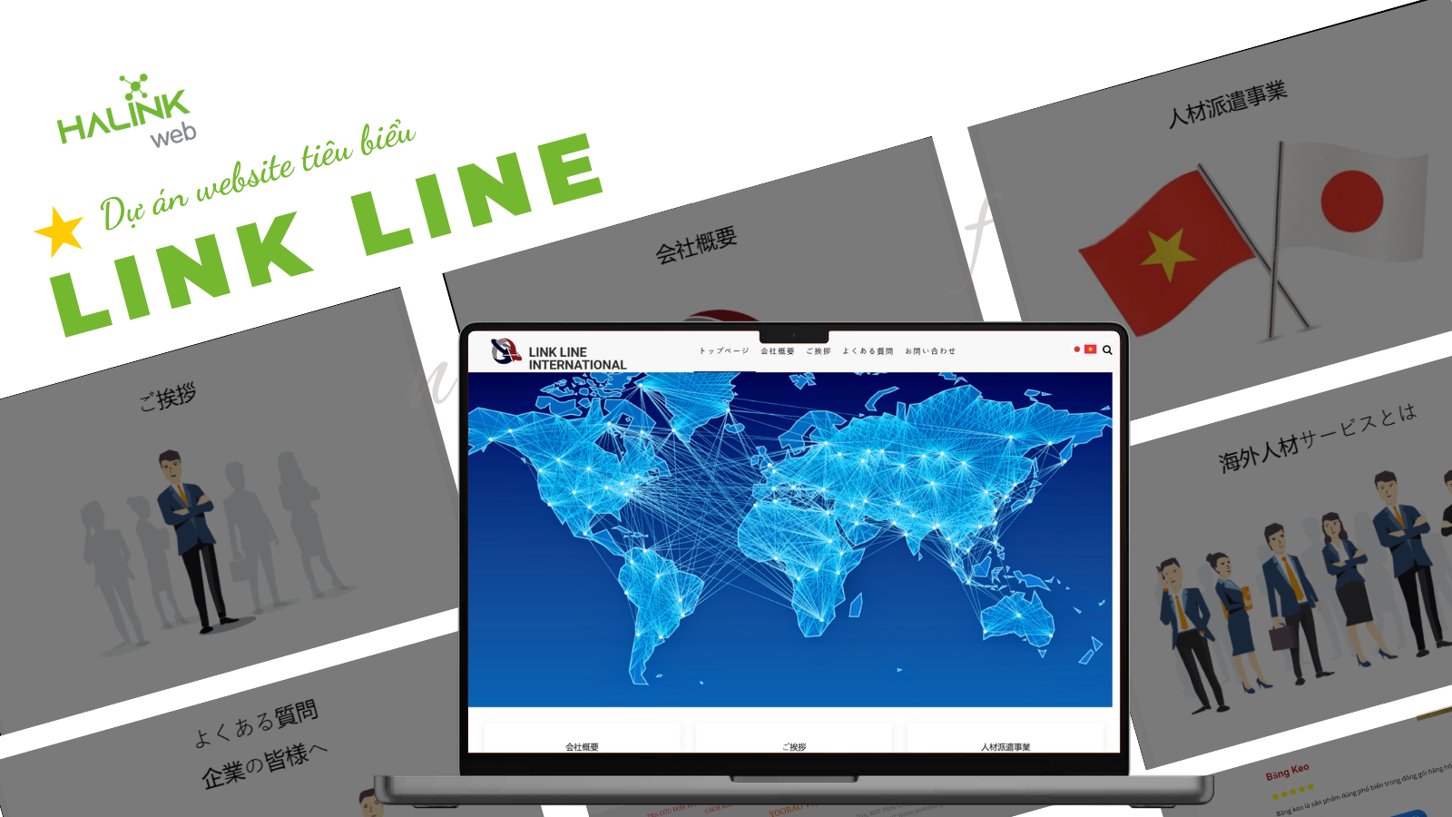 Website Link Line: Cầu Nối Nhân Tài Việt – Nhật
