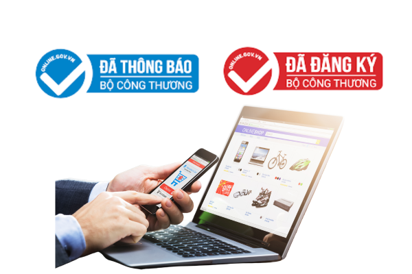 thông báo, đăng ký website với Bộ Công Thương