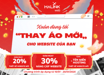 [Khuyến mãi] Xuân đang tới – “Thay áo mới” cho website của bạn