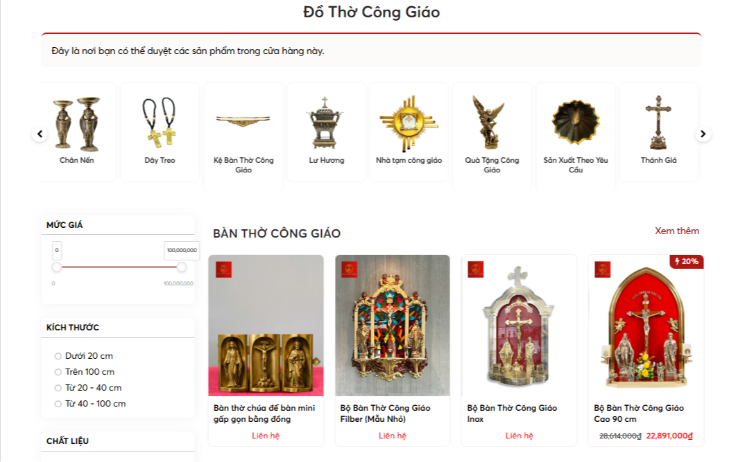 Dự án website Kim Ân